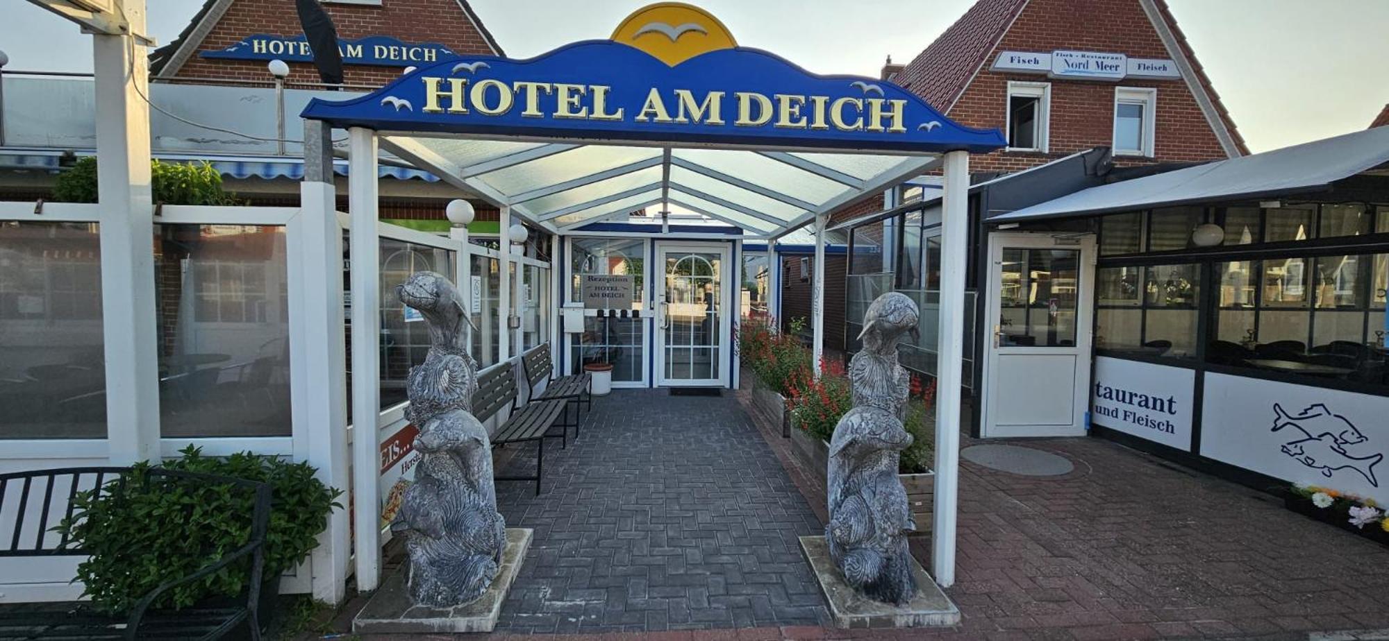 Hotel Am Deich Norddeich  Eksteriør bilde